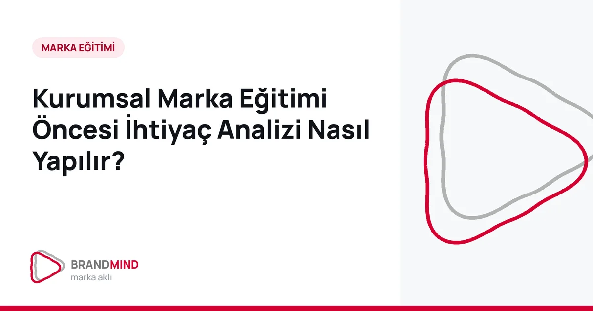 Kurumsal Marka Eğitimi Öncesi İhtiyaç Analizi Nasıl Yapılır?