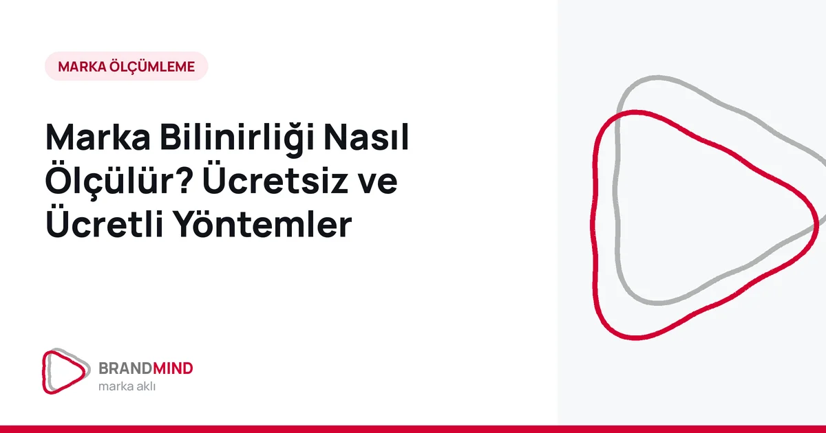 Marka Bilinirliği Nasıl Ölçülür? Ücretsiz ve Ücretli Yöntemler