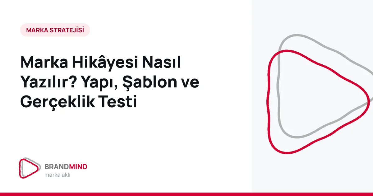 Marka Hikâyesi Nasıl Yazılır? Yapı, Şablon ve Gerçeklik Testi